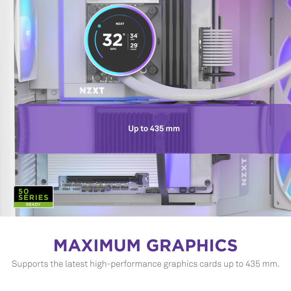 Корпус без блока питания NZXT H9 Flow RGB+ CM-H92FW-P1