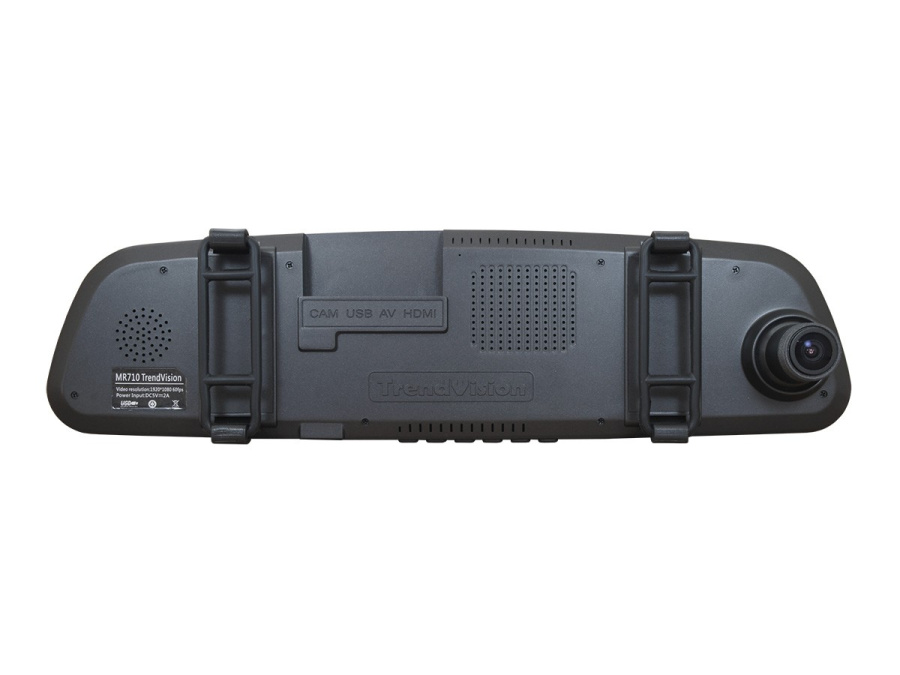 Уцененный товар Видеорегистратор автомобильный TrendVision MR-710 (серебристый, после ремонта, замена акб, нет, нет, да, LCD 4,3 ", 2304x1296, 1, 4 Mp
