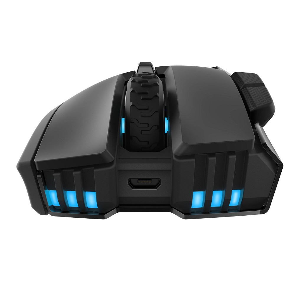 Уцененный товар Мышь беспроводная игровая Corsair IRONCLAW RGB WIRELESS Gaming Mouse (черный, USB, оптика, Pixart PMW3391, 18000 dpi, переключатели Om