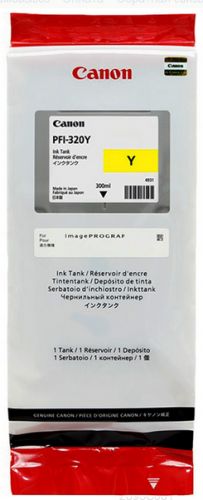 Картридж Canon PFI-320 Y [ 2893C001 ] (yellow, 300 ml) для imagePROGRAF TM-200, TM-205, TM-300, TM-305