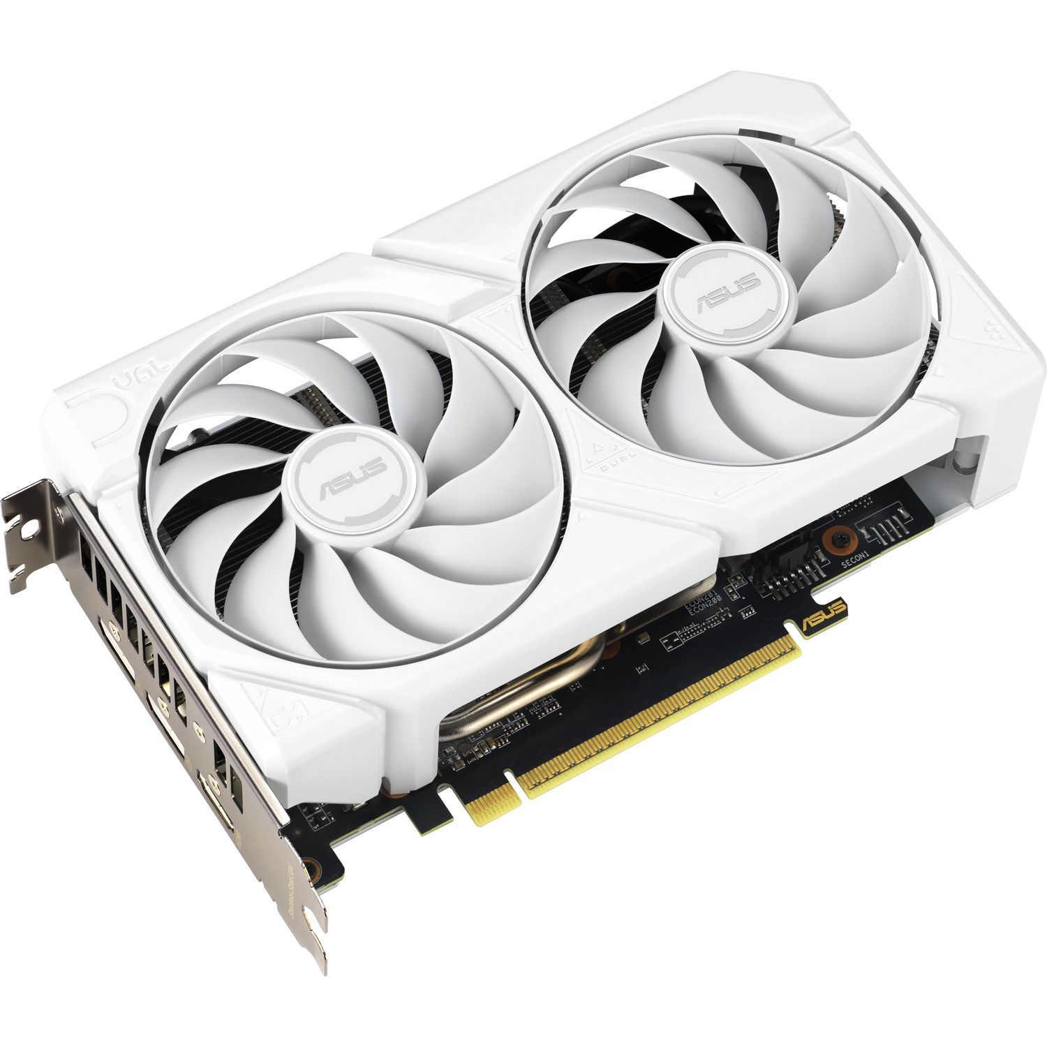 Видеокарта ASUS DUAL-RX9060XT-16G-WHITE (90YV0LG3-M0NA00)