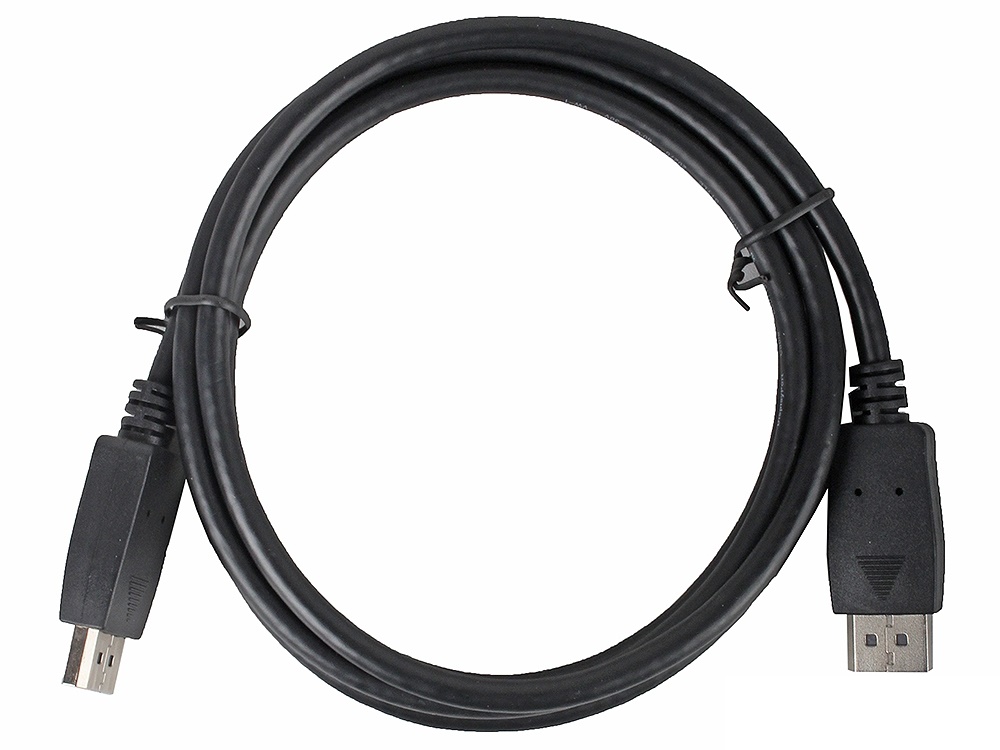 Кабель DisplayPort видео и аудио сигналов Gembird Cablexpert (DP(male) - DP(male), 1.8 м, черный, позолоченные контакты, экранирование) [ CC-DP-6 ]