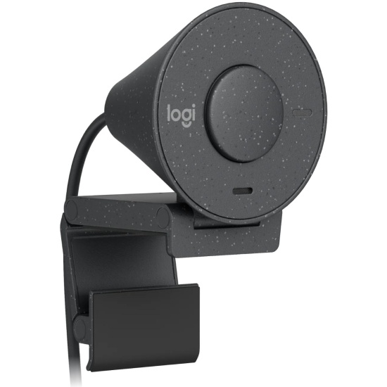 Веб-камера Logitech Brio 300 (графит, USB Type-C, 1920x1080/30fps, 70 град., фикс.фокус, 1.5м, мономикрофон) 960-001436