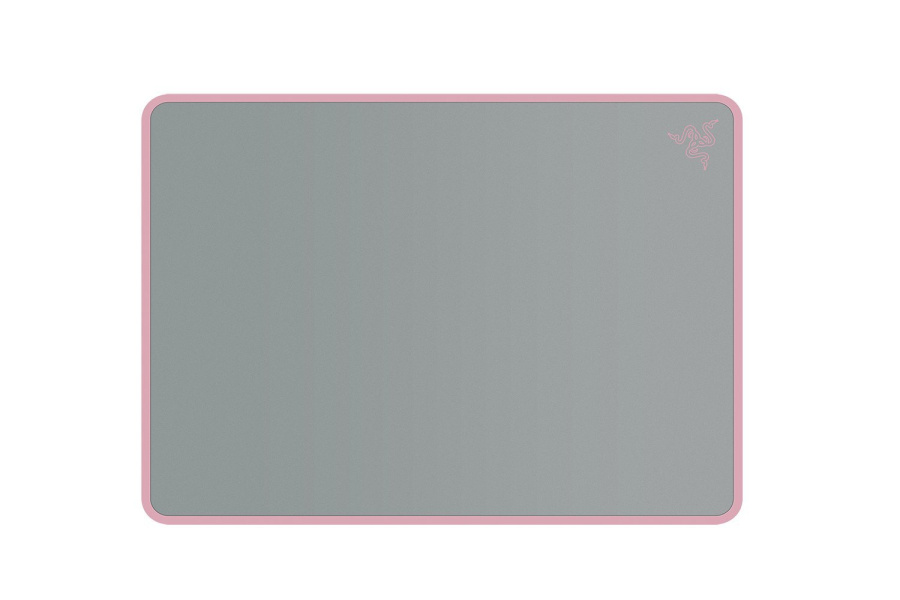 Коврик игровой M Razer Invicta Quartz Pink Edition (пластик, алюминиевое основание, серебристо-розовый, 355x255x4.5 мм, 700 г, две рабочих стороны для
