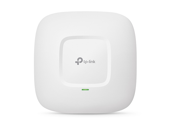 Точка WiFi доступа потолочная TP-Link EAP110 (до до 300Мбит/с Мбит/с 2.4 ГГц, 2 встроенная, 3 dBi,  1 x LAN, PoE Passive (инжектор в комплекте)) [ EAP110 ]