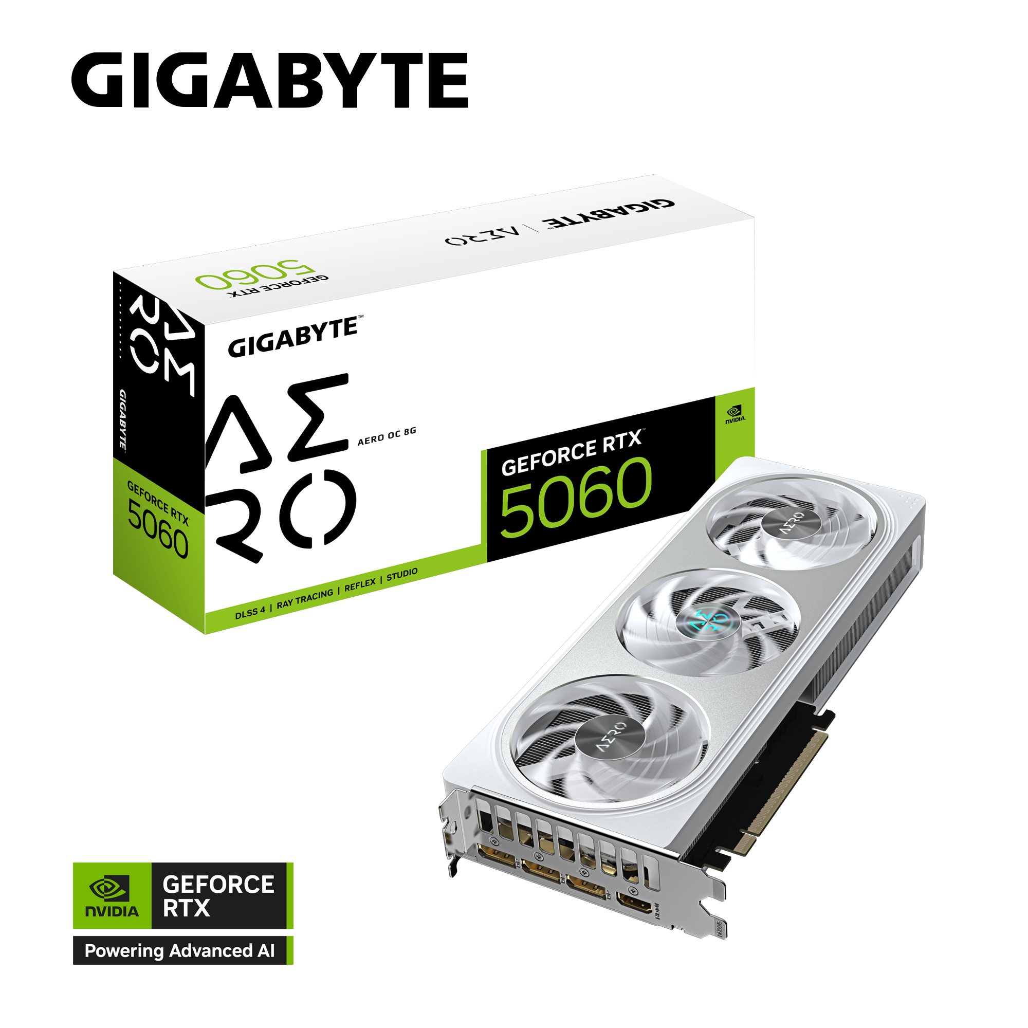 Видеокарта GIGABYTE GV-N5060AERO OC-8GD