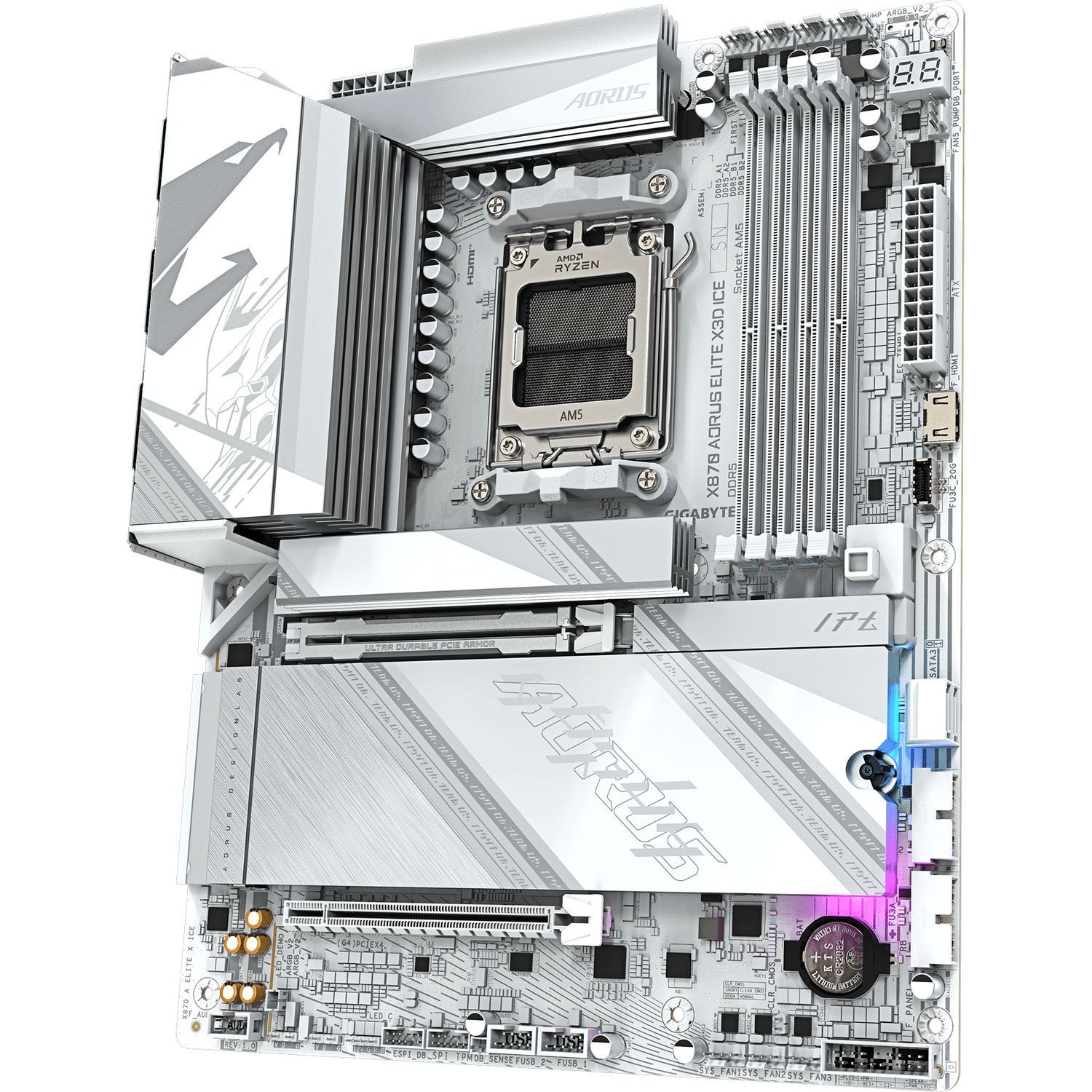 Материнская плата Gigabyte X870 AORUS ELITE X3D ICE