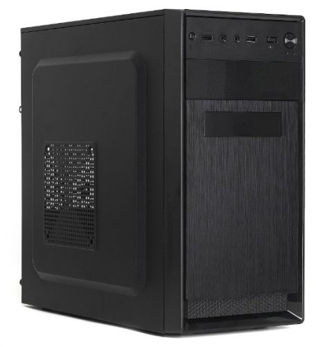 Корпус mATX Mid-Tower CROWN CMC-4223 [ CM000003649 ] (500 W, С БП, CM-PS500W ONE, БП сверху, черный, черный, внешн. 1 x 5.25", внешн. 1 x 3.5", внутр.