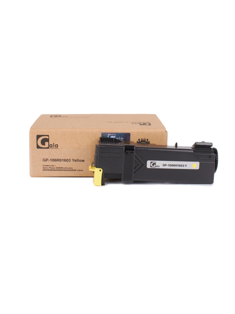 Картридж GP-106R01603 для принтеров Xerox Phaser 6500/WorkCentre 6505/6500DN/6500N/6505DN/6505N Yellow 2500 копий GalaPrint