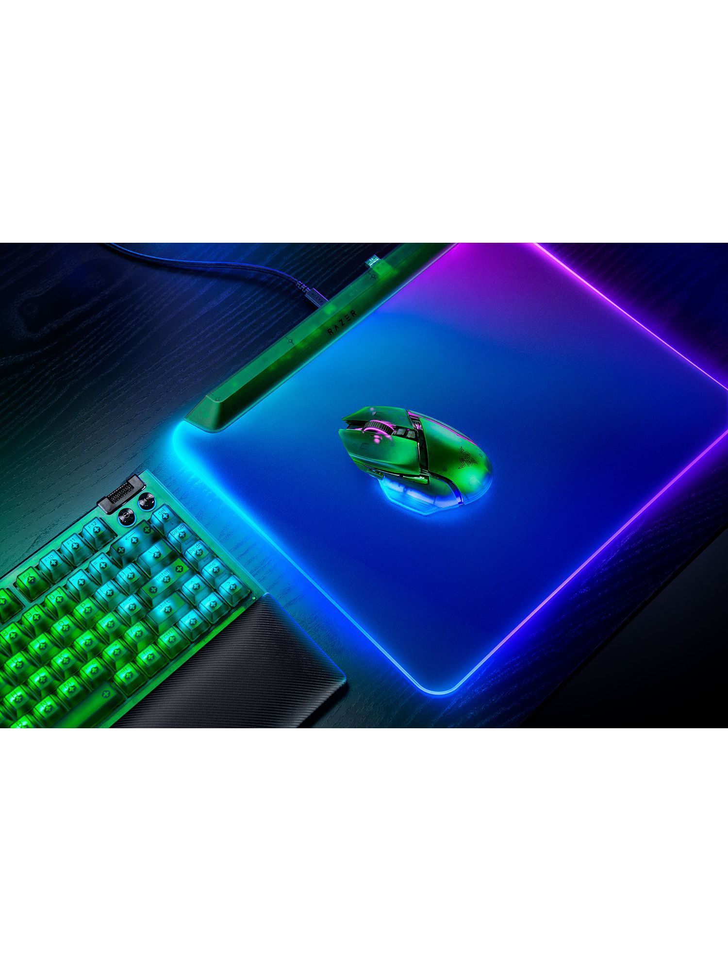 Игровая мышь Razer Basilisk V3 Pro 35K - Phantom Green Ed. Mouse Razer RZ01-05240300-R3G1