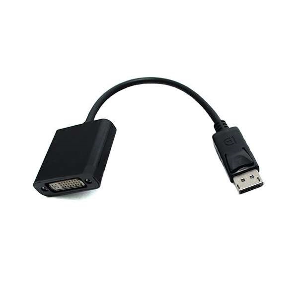 Кабель-переходник DisplayPort-DVI Espada (DP (male) - DVI-I (female), 0.2 м, черный) [ EPortM-DVI F20 Black ]