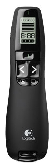 Пульт беспроводной для презентаций Logitech Professional Presenter R700 (910-003506) (USB-приёмник, ЖК-дисплей, красная лазерная указка,  до 30 м)