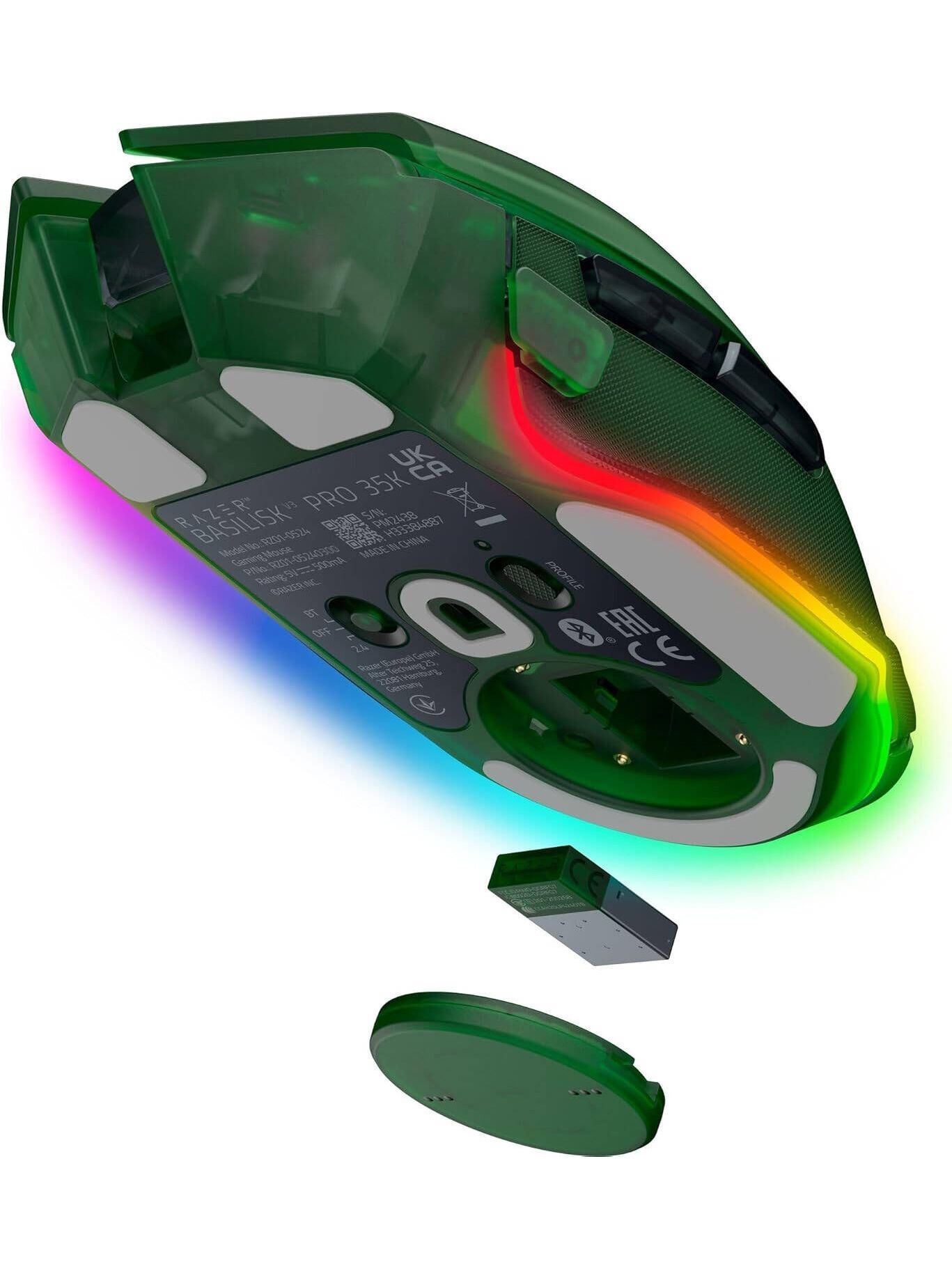 Игровая мышь Razer Basilisk V3 Pro 35K - Phantom Green Ed. Mouse Razer RZ01-05240300-R3G1