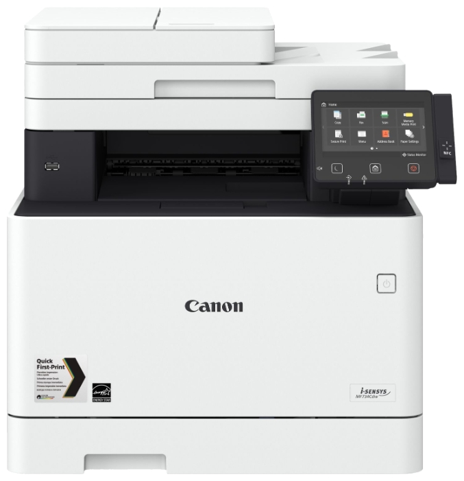 МФУ цветное лазерное Canon I-SENSYS MF754Cdw (принтер/сканер/копир/факс, A4, 4 карт, DADF 50, 33 ppm, 1200x1200 dpi,USB 2.0, LAN, WiFi, 5455C009