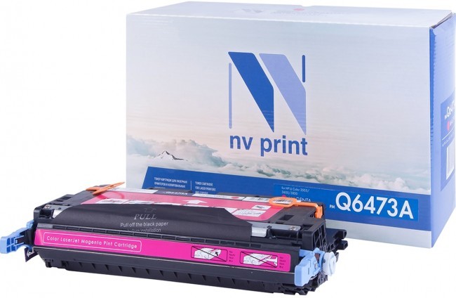 Картридж NV Print [ аналог HP Q6473A ] для Color LJ 3600 (magenta, до 4000 стр) для лазерных принтеров
