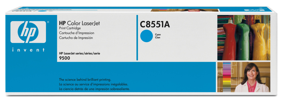 Картридж HP [ C8551A ] (cyan, до 25000 стр) для Color LJ 9500