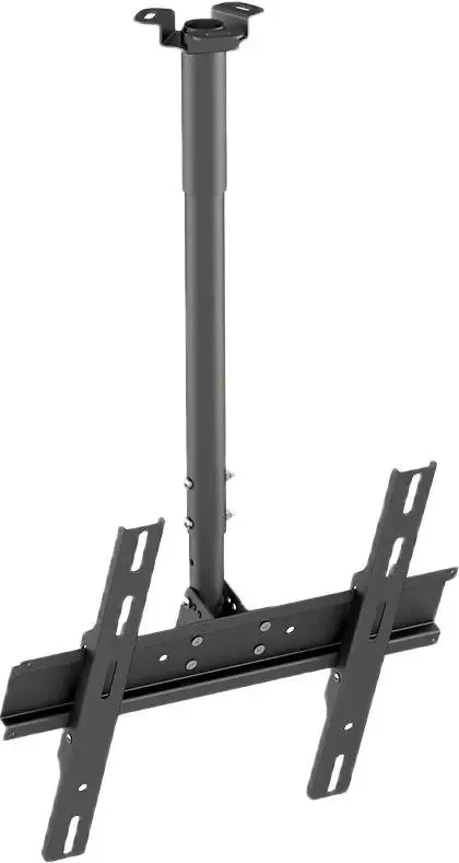 Крепление потолочное Holder PR-101 (черный, для телевизоров 32"-65", макс 400х400, высота 560-950мм, наклон 0°/15°/30°, поворот: 360°, Макс нагрузка: 