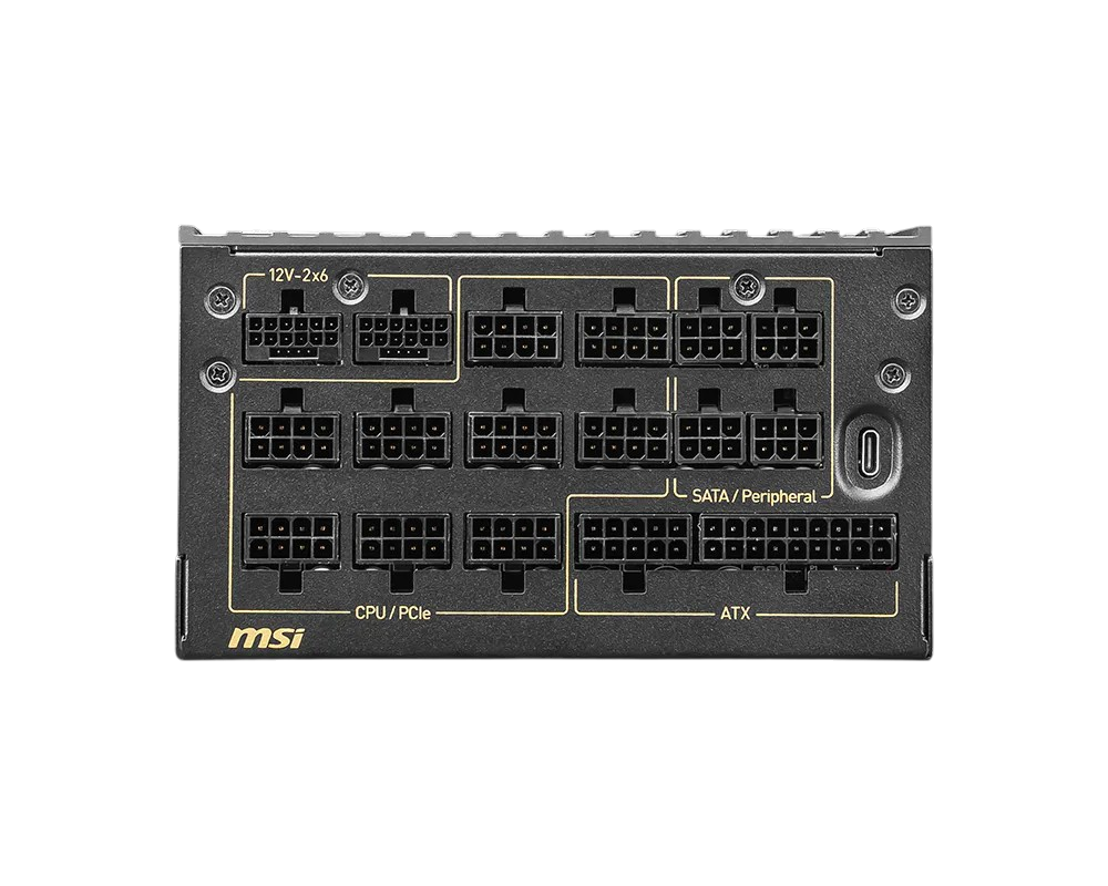 Блок питания ПК MSI MEG Ai1600T PCIE5 306-7ZPEX11-CE0