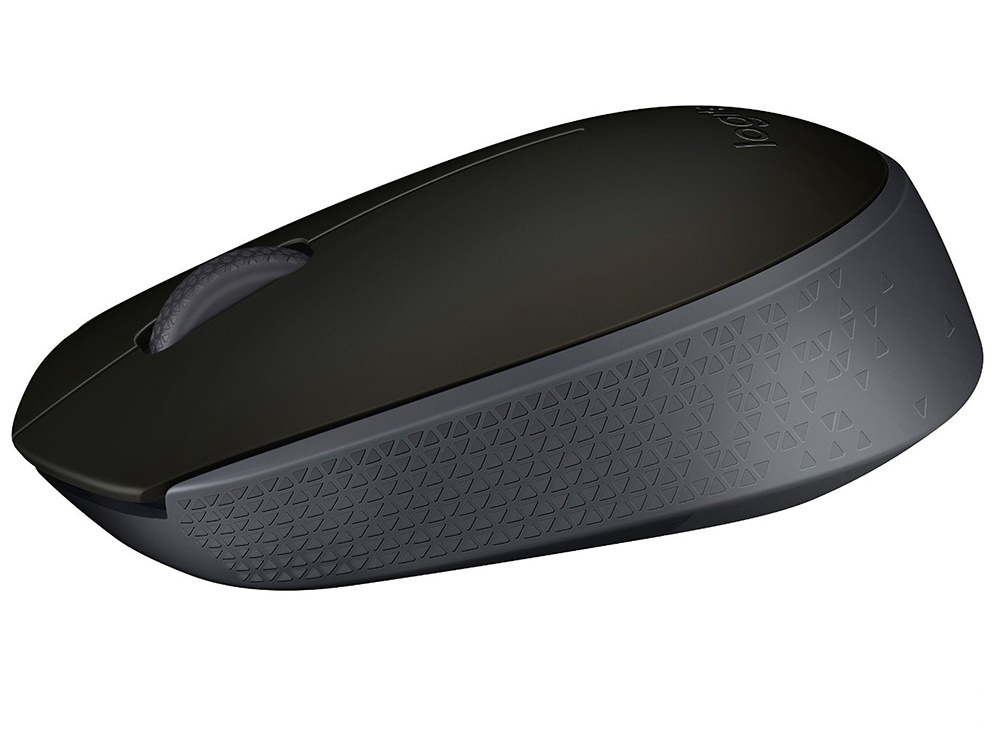 Мышь беспроводная мобильная Logitech M171 Wireless Mouse Black (черный, USB, оптический, 1000 dpi, 3 кл., симметричный дизайн, RF 2.4GHz, 1 x AA) [ 910-004424 ]