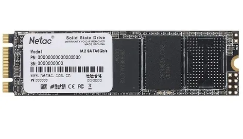 Накопитель SSD M.2 1000 GB NETAC N535N (NT01N535N-001T-N8X) Retail (540 МБ/сек, 490 МБ/сек, SATA600, 3D NAND (TLC), TBW: 560 ТБ, TRIM, M.2 Type 2280 (