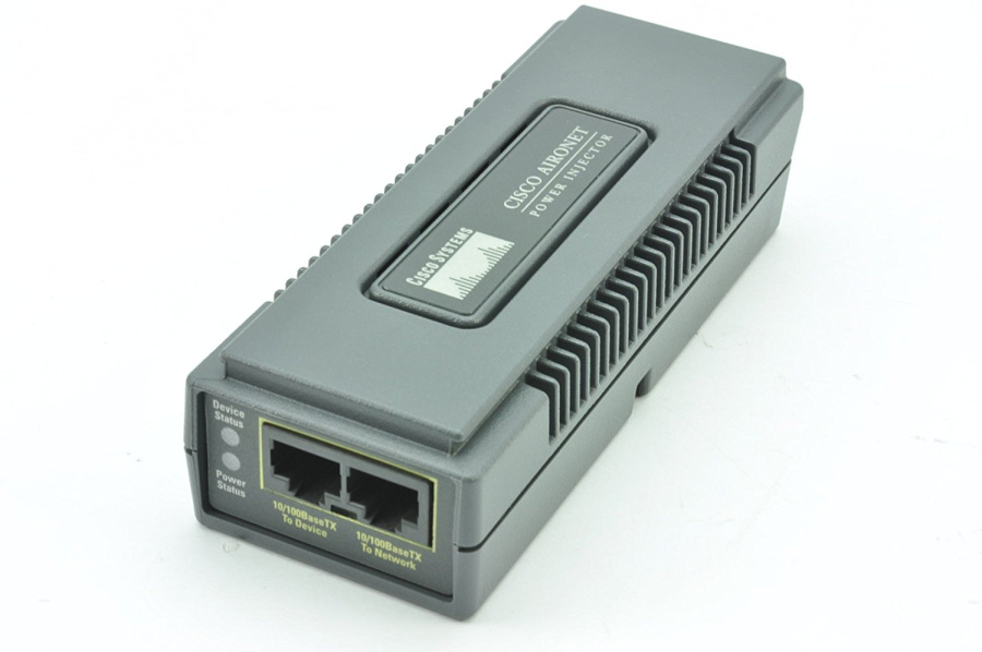Адаптер питания Cisco [ AIR-PWRINJ3= ] Power Injector (для Cisco Aironet 1100, 1130AG, 1200 1230AG Series)